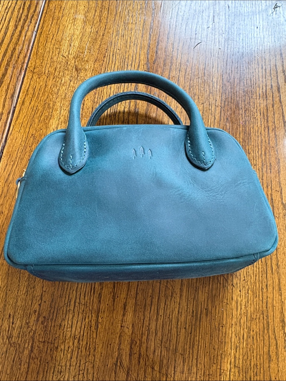 Portland Leather Teal Top-Handle grace doctor bag (small)